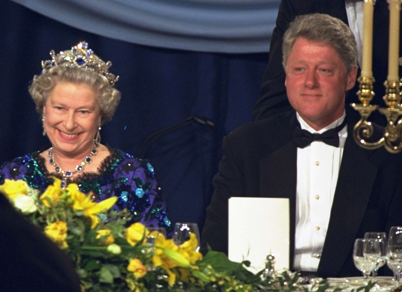 1994: Queen Elizabeth II and Bill Clinton